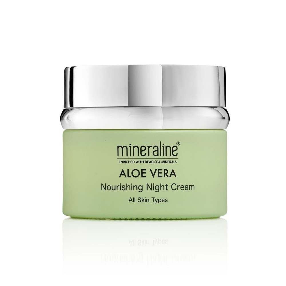Mineraline Crème de nuit nutritive à l'aloe vera minéral Créme de nuit
