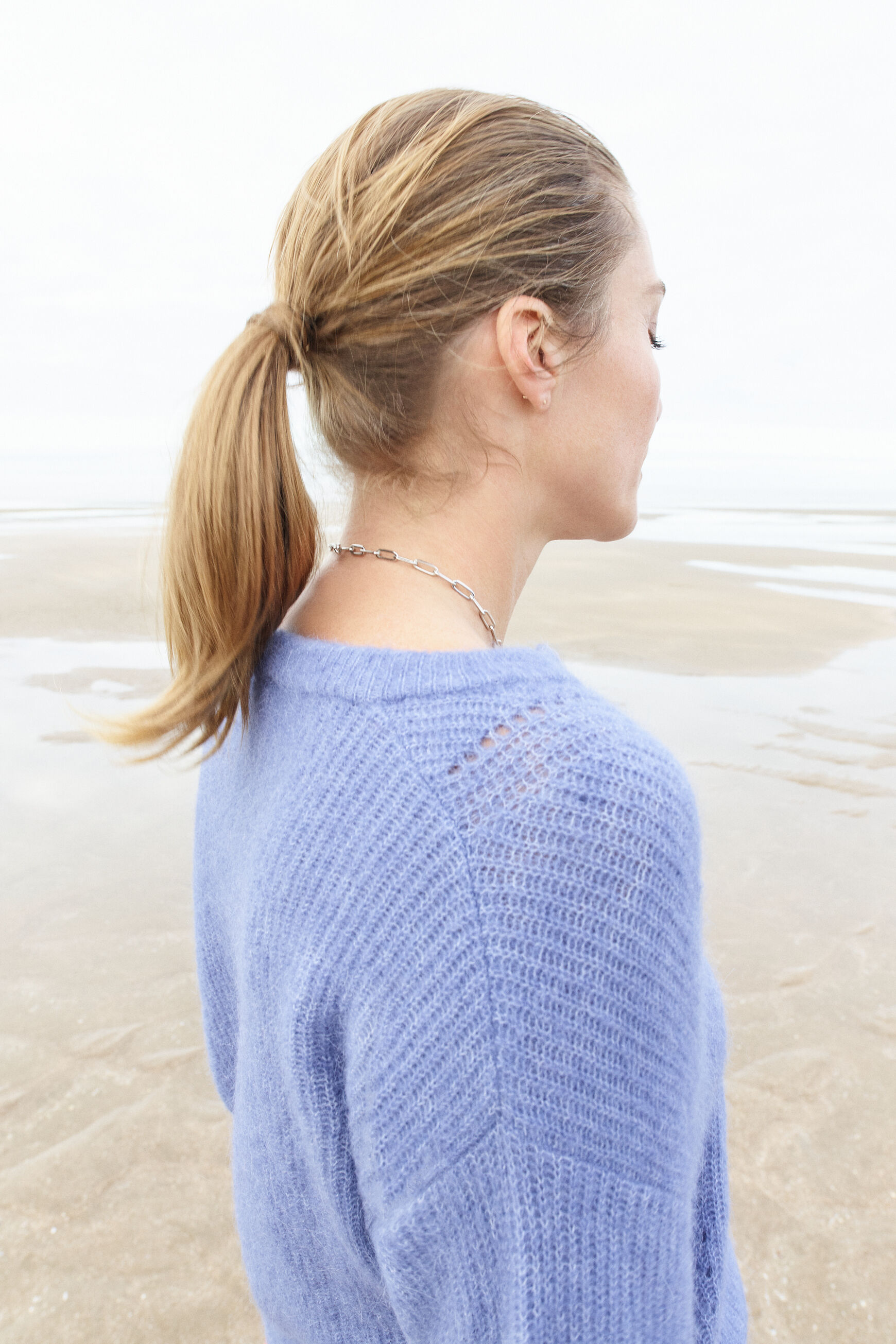 pull dorine bleu violet femme