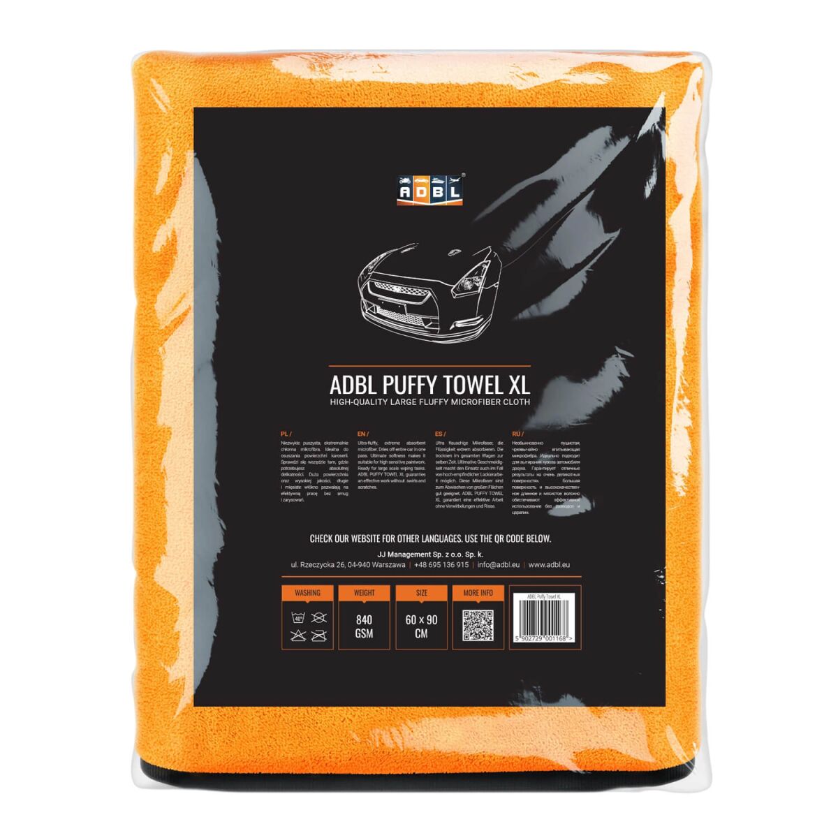 ADBL Puffy Towel XL Trockentuch 840GSM 60x90