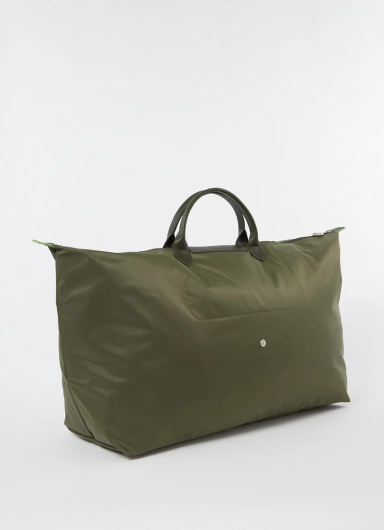 Geantă de weekend Longchamp Le Pliage XL cu detalii din piele