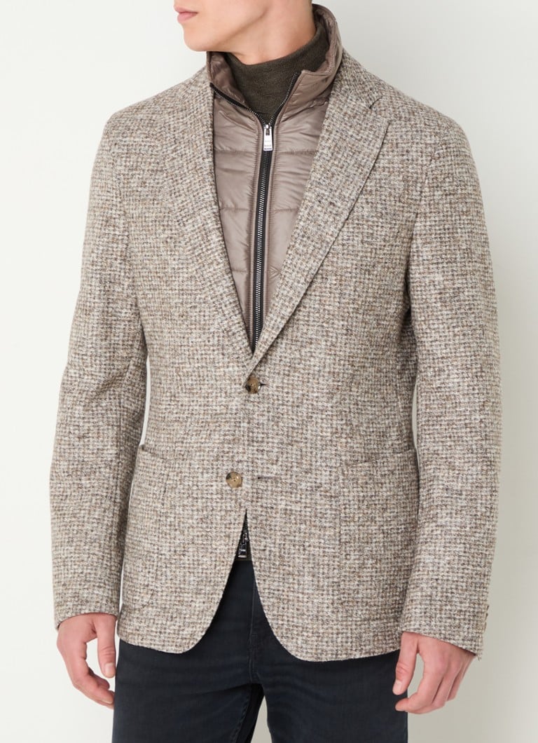 HUGO BOSS C-Hanry regular fit blazer in virgin wool blend with removable lining