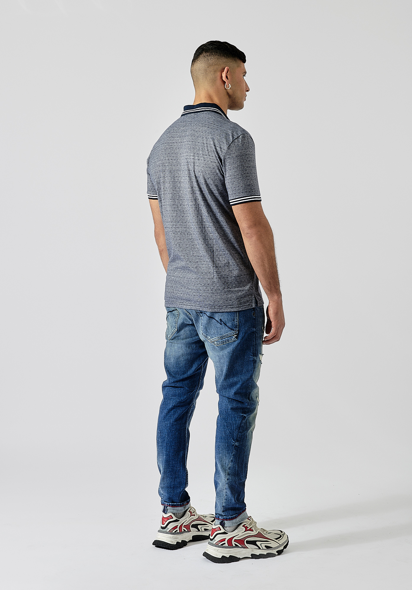 BRANN  Polo bleu marine homme