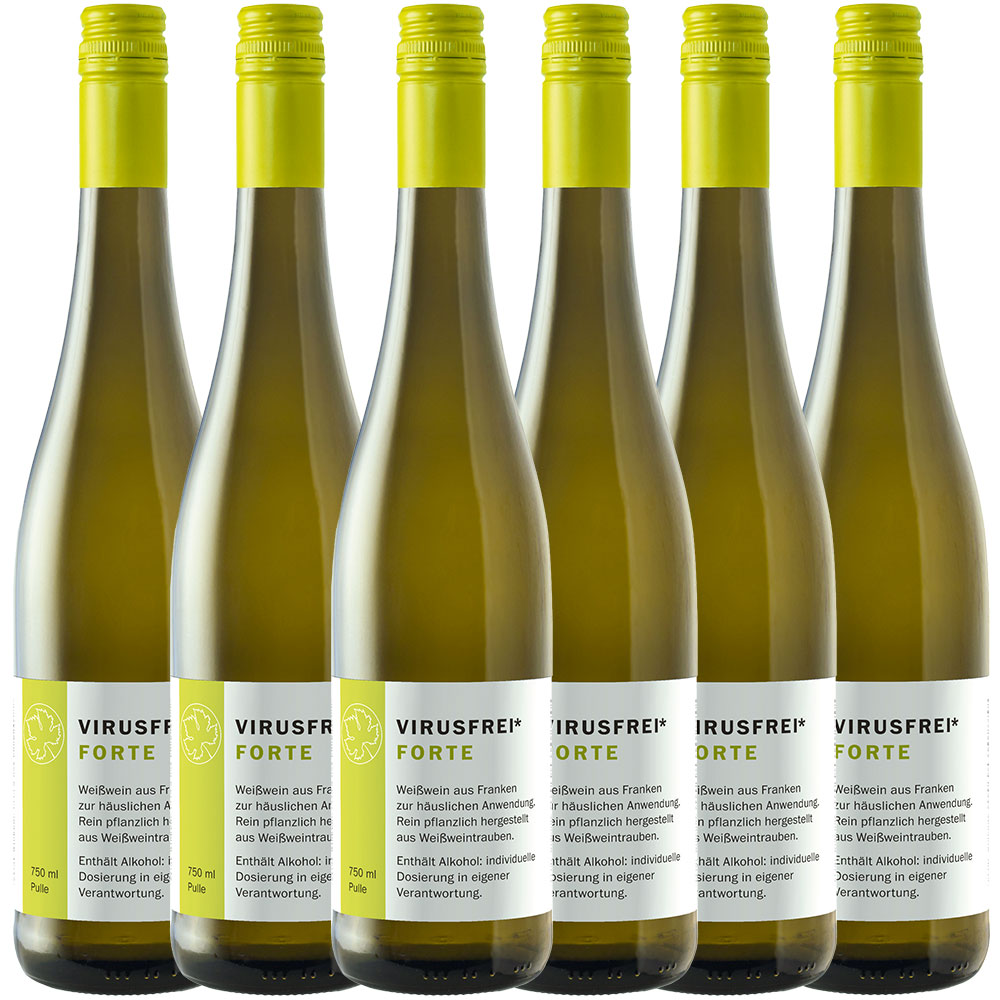 Virusfrei Forte Silvaner & Traminer Qualitätswein feinherb - 6er Karton