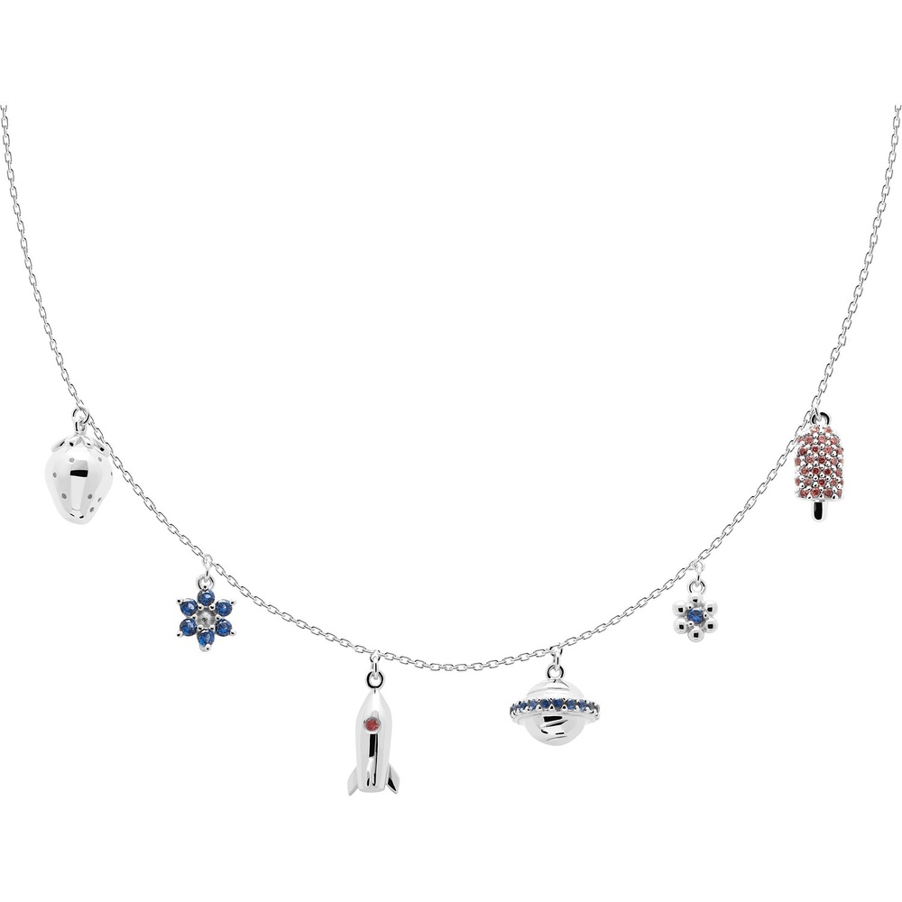 P D Paola Chaînette pour enfants 925 Argent collier