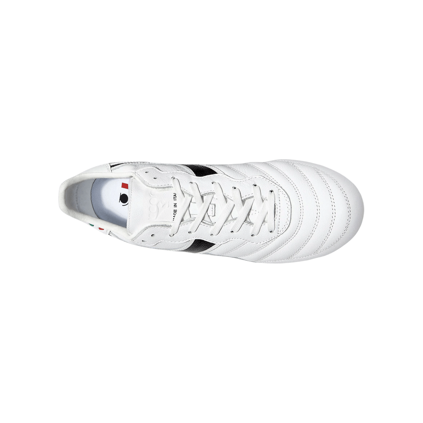Diadora Brasil Italy OG LT+ MDPU FG Weiss Schwarz FC0351