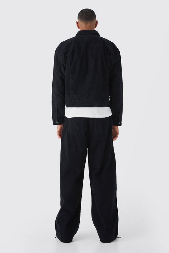 Tall kastige Cord-Jacke