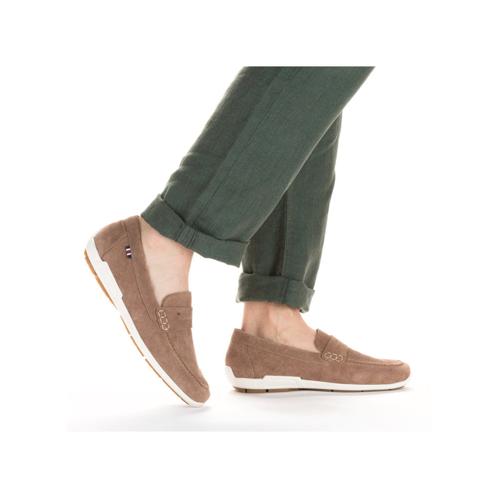 Rieker Herren Slipper braunbeige
