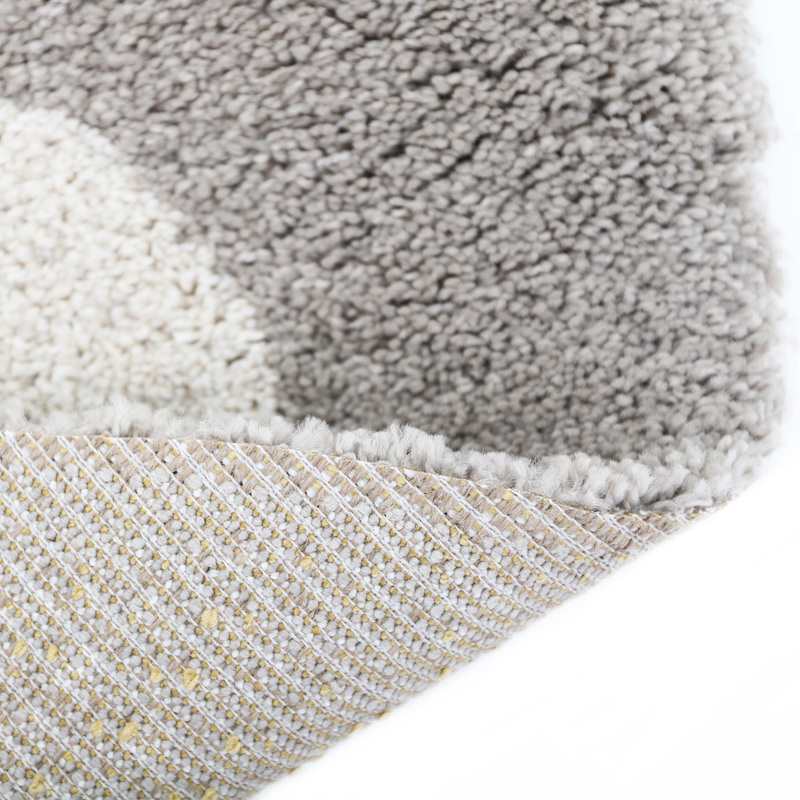 Tapis rond beige Bohemian Daisy