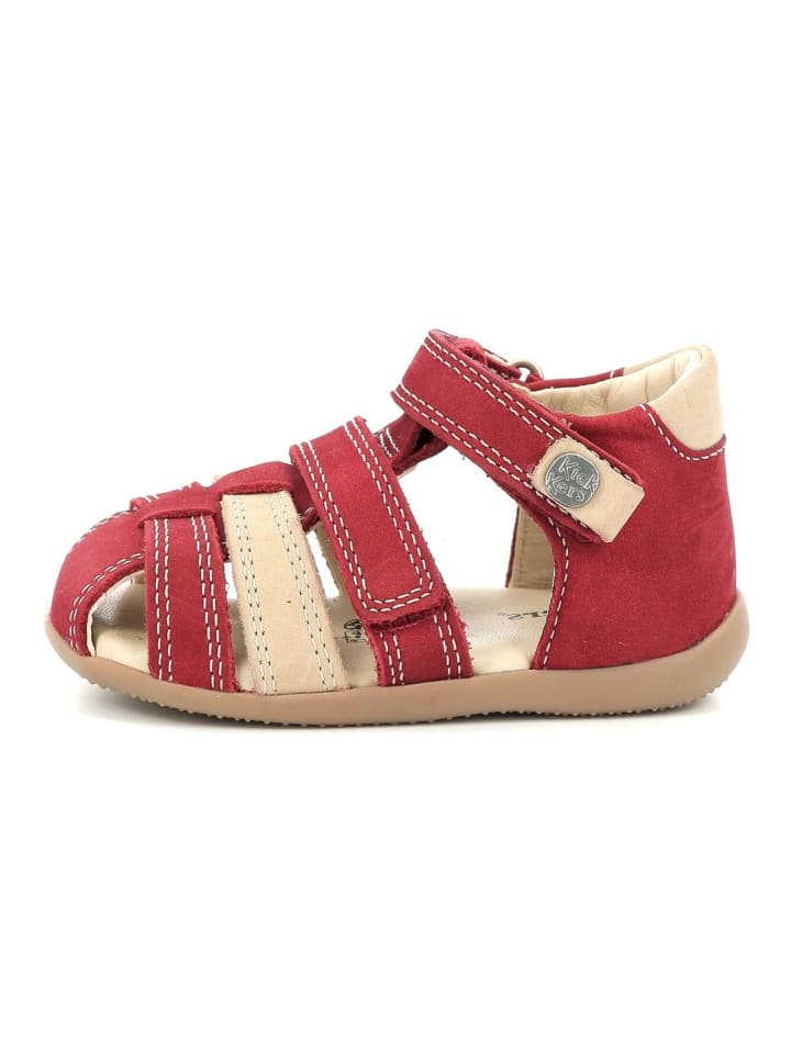 Kickers Halbschuhe in Rot/Beige günstig kaufen 24
