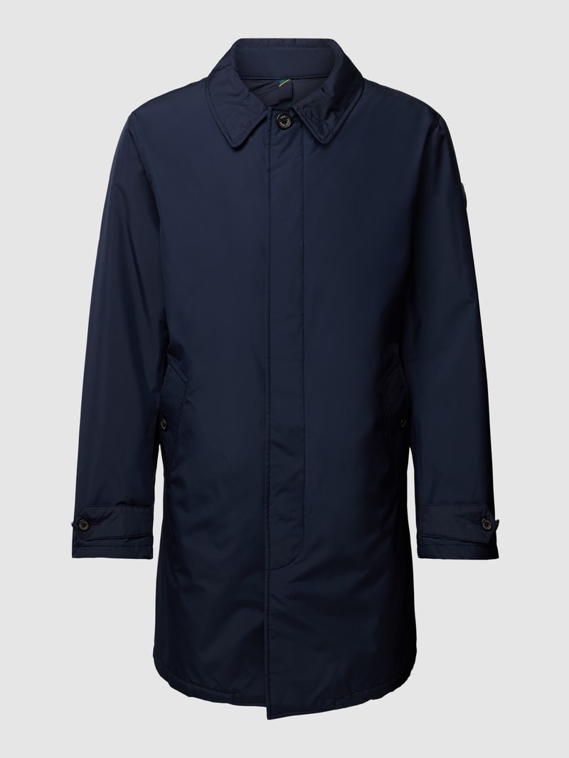 Jacke mit Umlegekragen in marineblau