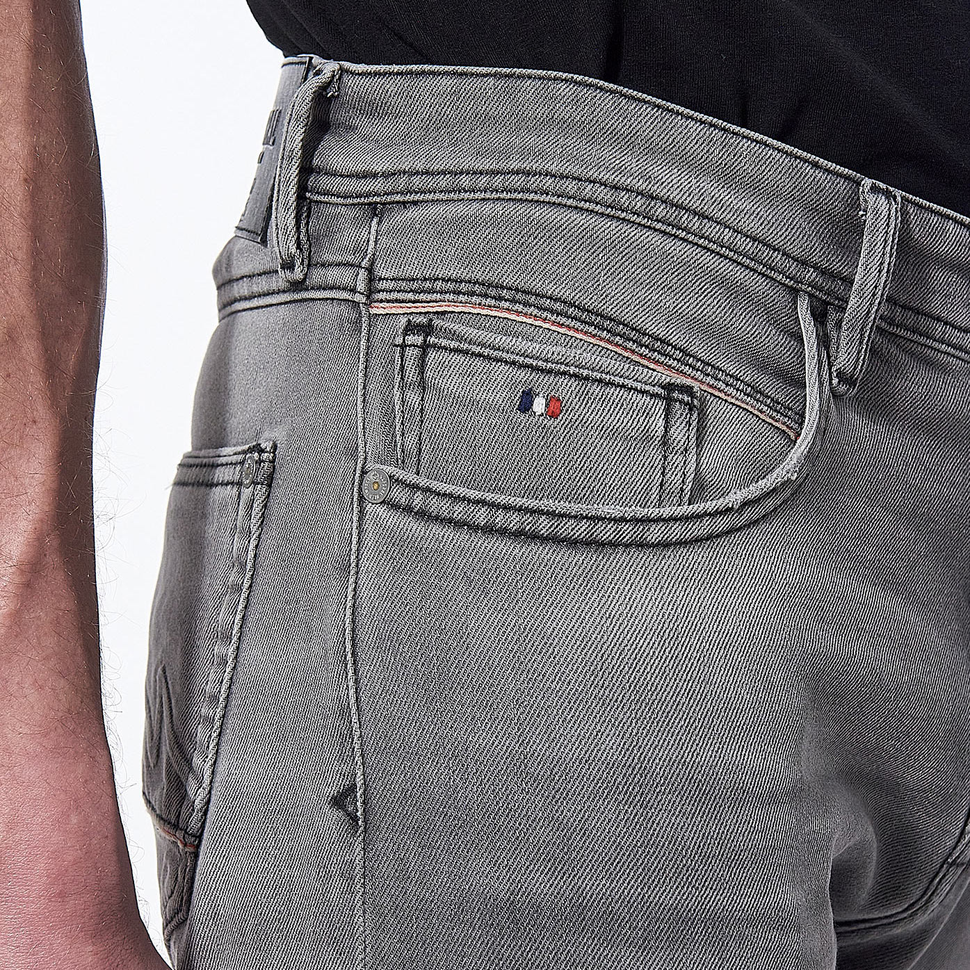 TYREL  Jean slim gris Homme