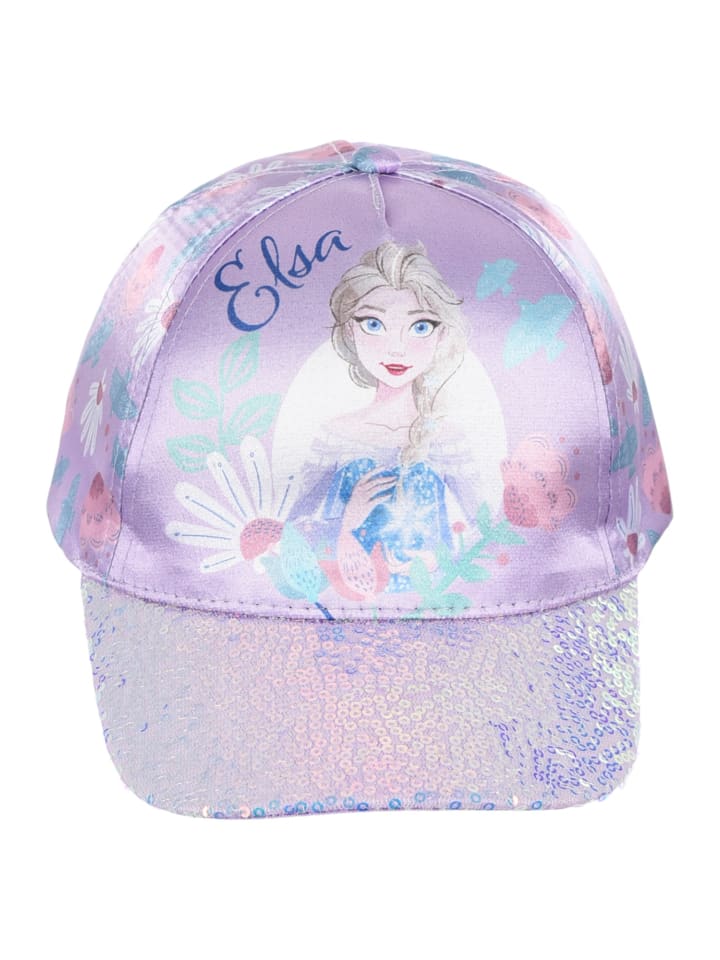 Disney Frozen Basecap Disney Frozen mit Pailletten in Lila günstig kaufen 52 cm