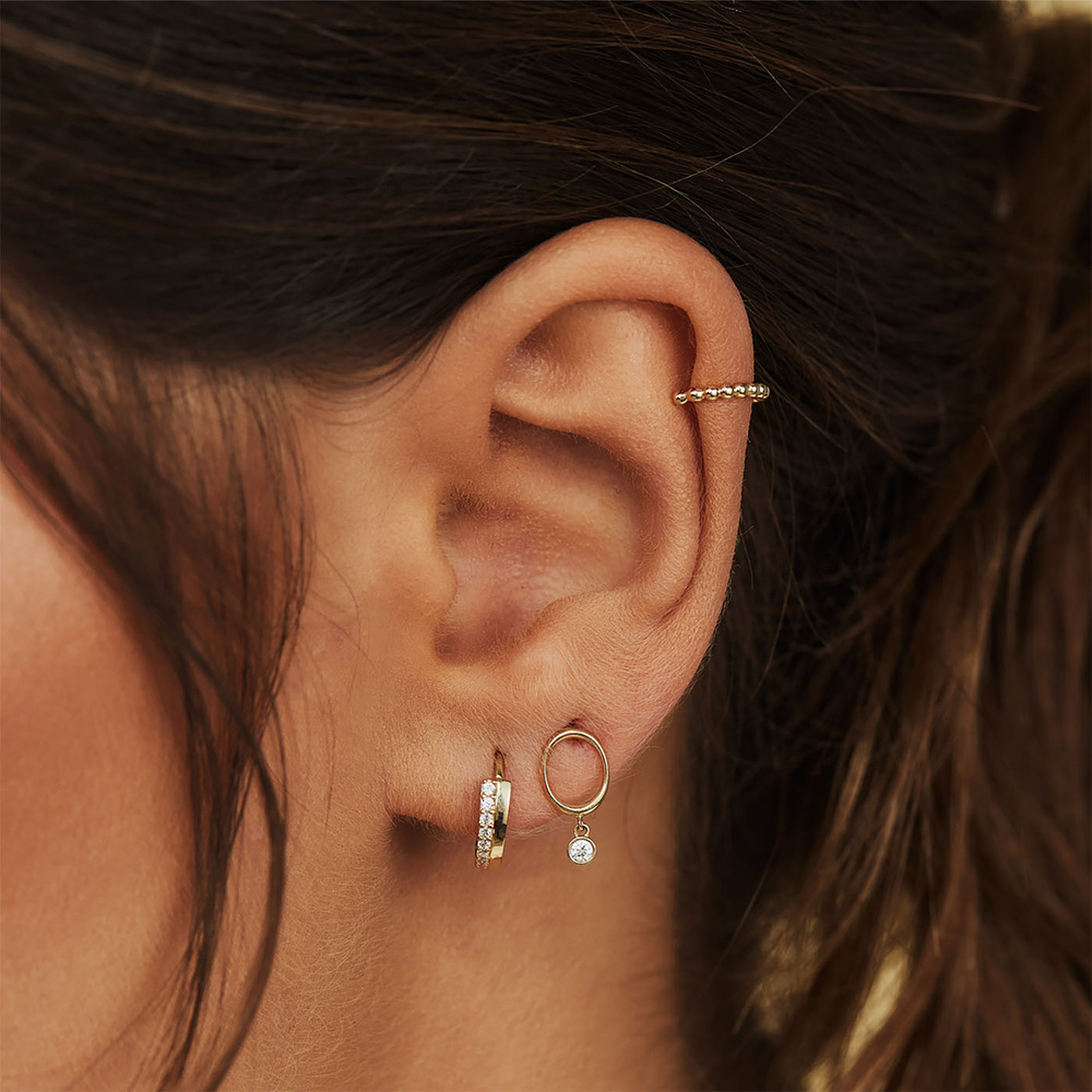 Isabel Bernard Le Marais Créoles - Or 585 / Or 14 carats Boucles d'oreilles