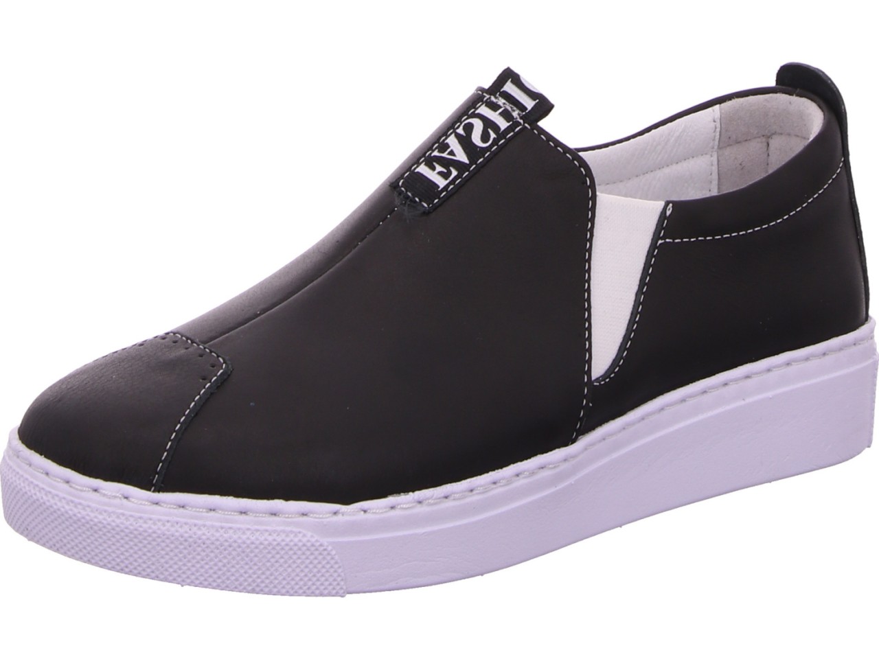DIVERSE Sportliche Slipper schwarz