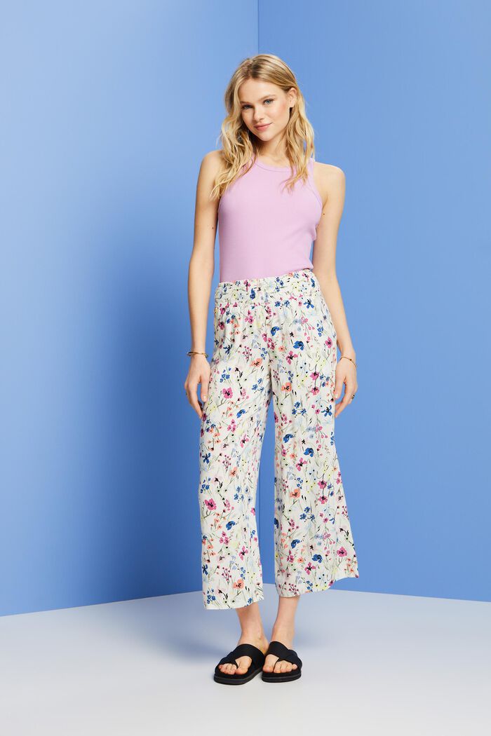 Pull-on-Culotte mit Print