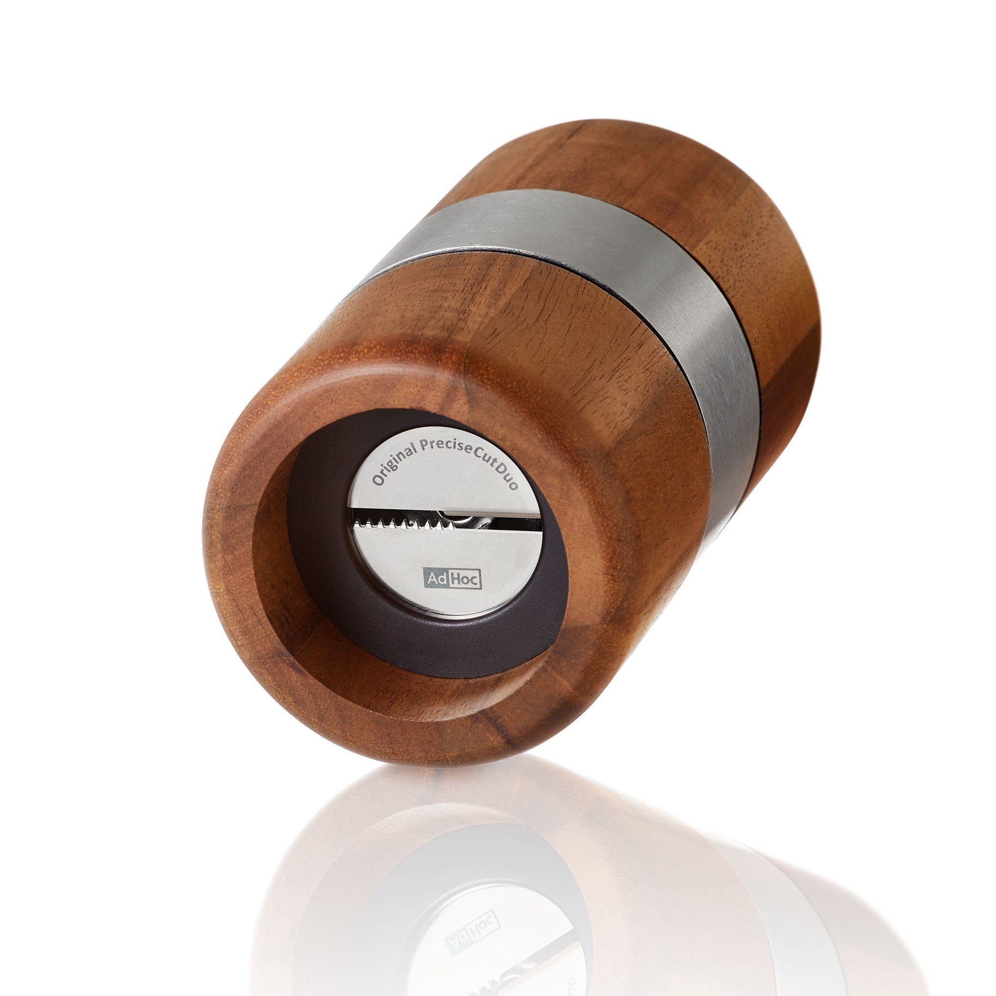 AdHoc Muskatmühle Muskato manuell, hochwertige Gewürzmühle, auch für Tonkabohnen