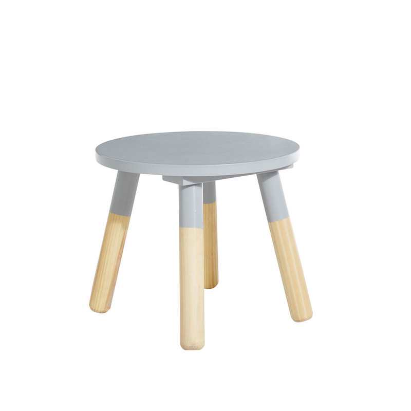 Tabouret rond maternelle naturel gris Oxybul