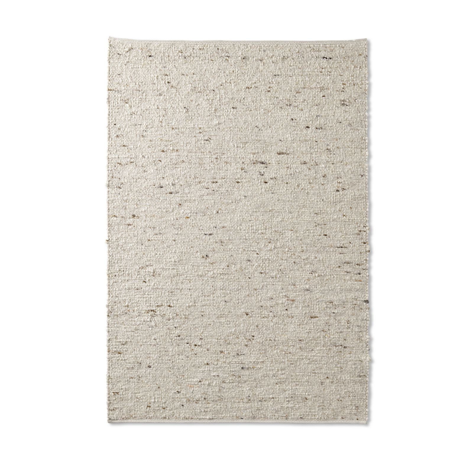 Wollteppich TaraCarpet Fjord, TaraCarpet, rechteckig, Höhe: 10 mm, Handwebteppich Schurwolle nat. meliert Wohnzimmer Schlafzimmer 060x120