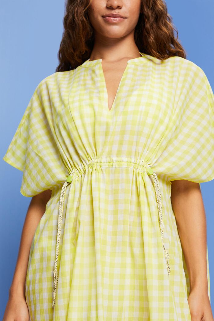 Kaftan-Strandkleid, 100 % Baumwolle