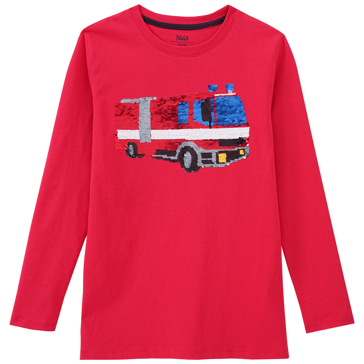 Jungen Langarmshirt mit Wendepailletten