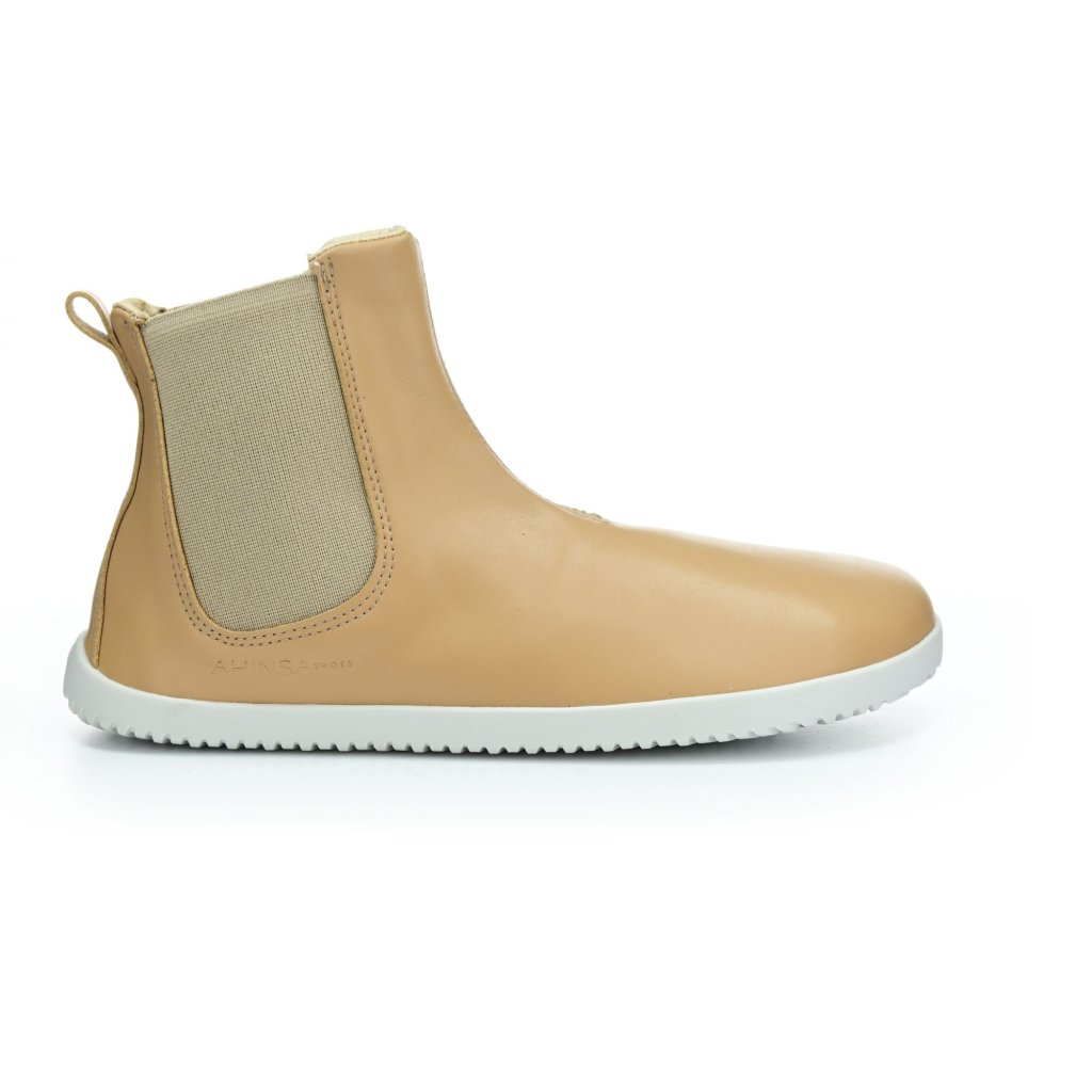 Ahinsa Chelsea Beige Chelsea Barfußschuhe