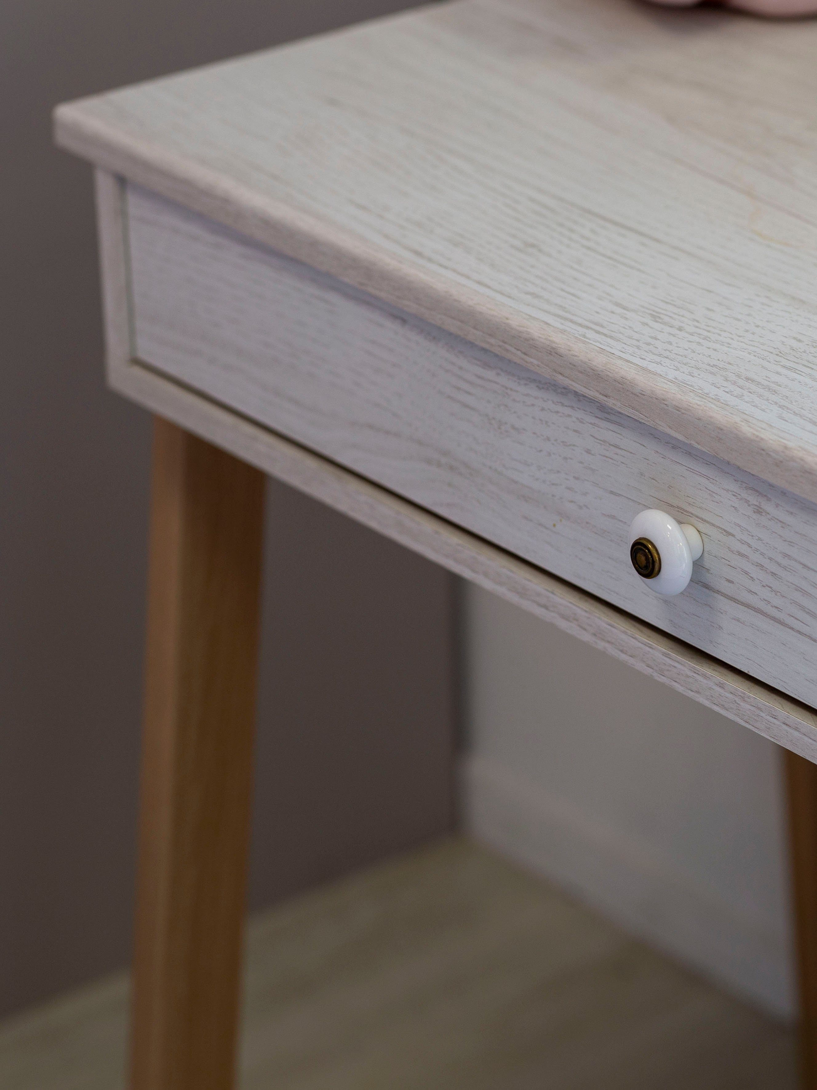 Gami Jugendzimmer-Set Alika, (Set, 4-St., Kleiderständer, Bett, Nachttisch, Kommode)