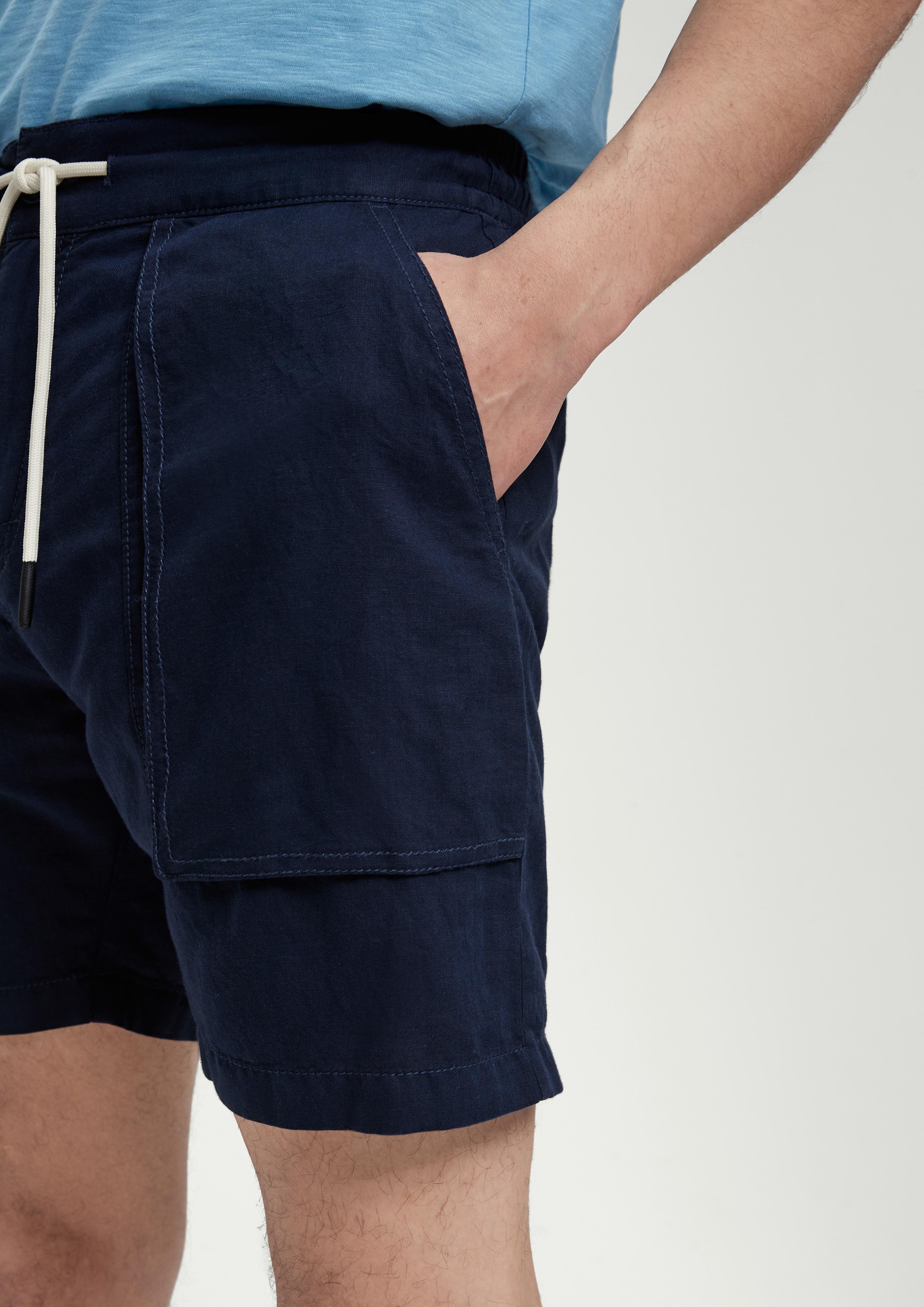 Regular: Shorts aus Leinenmix  2131609-5852