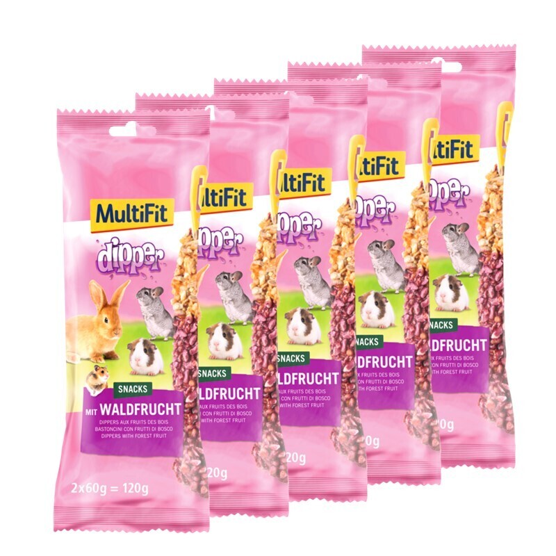 MultiFit Snacks MultiFit Dippers 5x2 Dippers Waldfrüchte