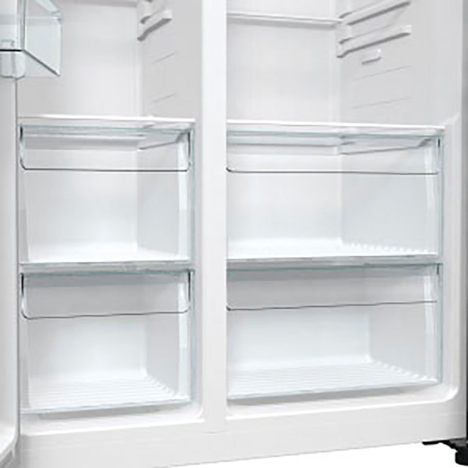 GORENJE Side-by-Side NRR 9185 EABXLWD, 178,6 cm hoch, 91 cm breit, Wasserspender