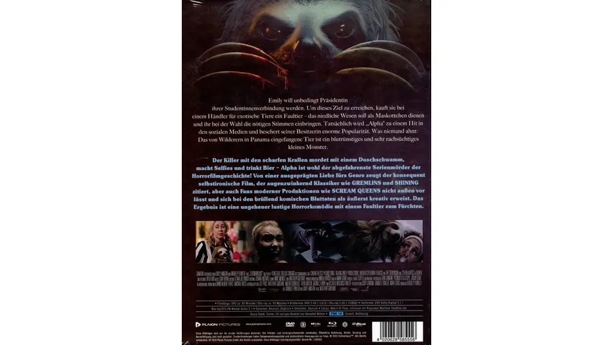 Slotherhouse - Ein Faultier zum Fürchten - Mediabook  (Blu-ray+DVD)
