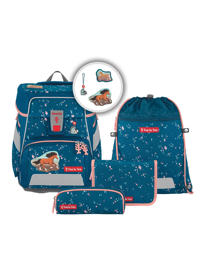 Step by Step Grundschulranzen-Set SPACE Wild Horse Ronja in Blau günstig kaufen onesize