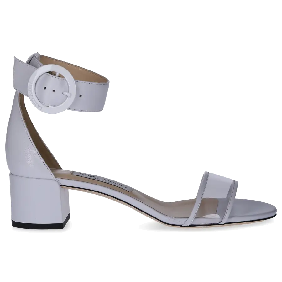 Jimmy Choo - Sandalen JAIME Nappaleder PVC weiß - weiß