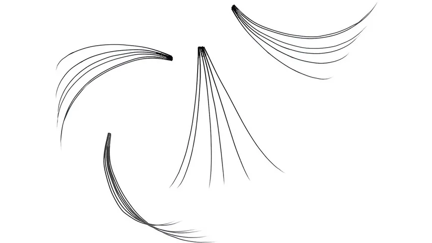 ARTDECO Permanent Individual Lashes long black