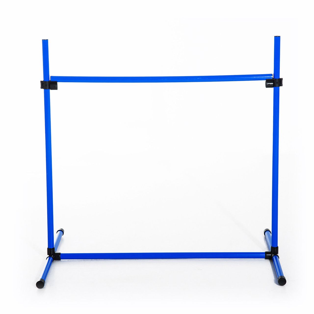 PawHut Agility Hürdenset Slalom Stangen Hunde Training Set 4 x Hürden Blau