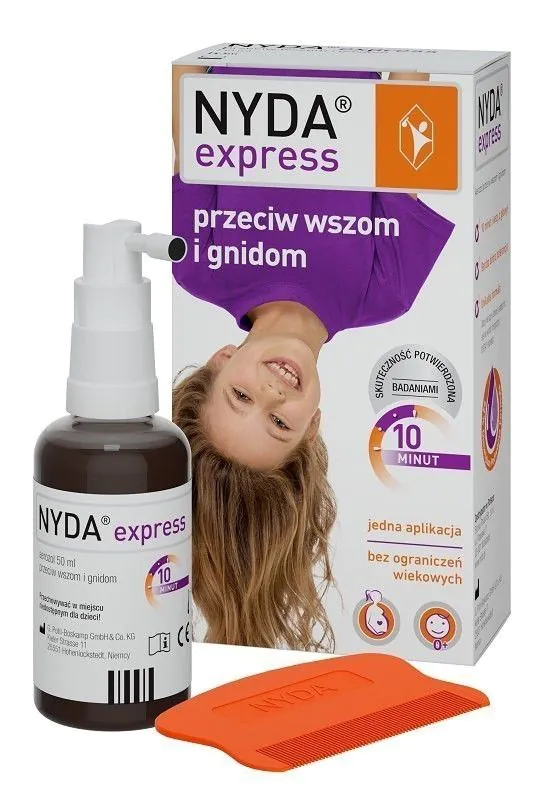Nyda Express, Αερόλυμα κατά των ψειρών και των κόνιδων, Για παιδιά και ενήλικες