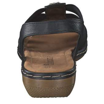 Puccetti Sandale in schwarz