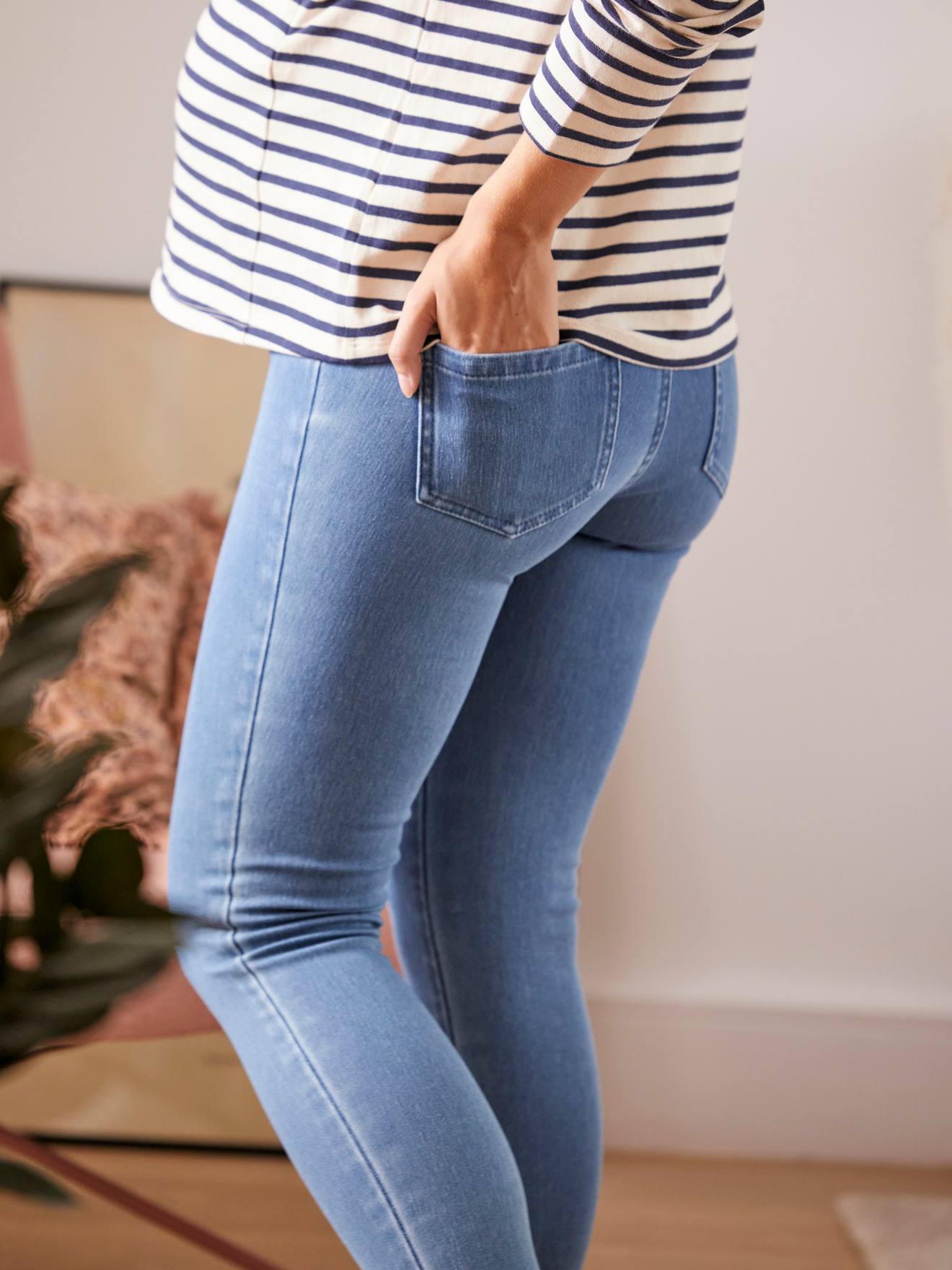 Vertbaudet Nahtlose Umstands-Jeggings - grau