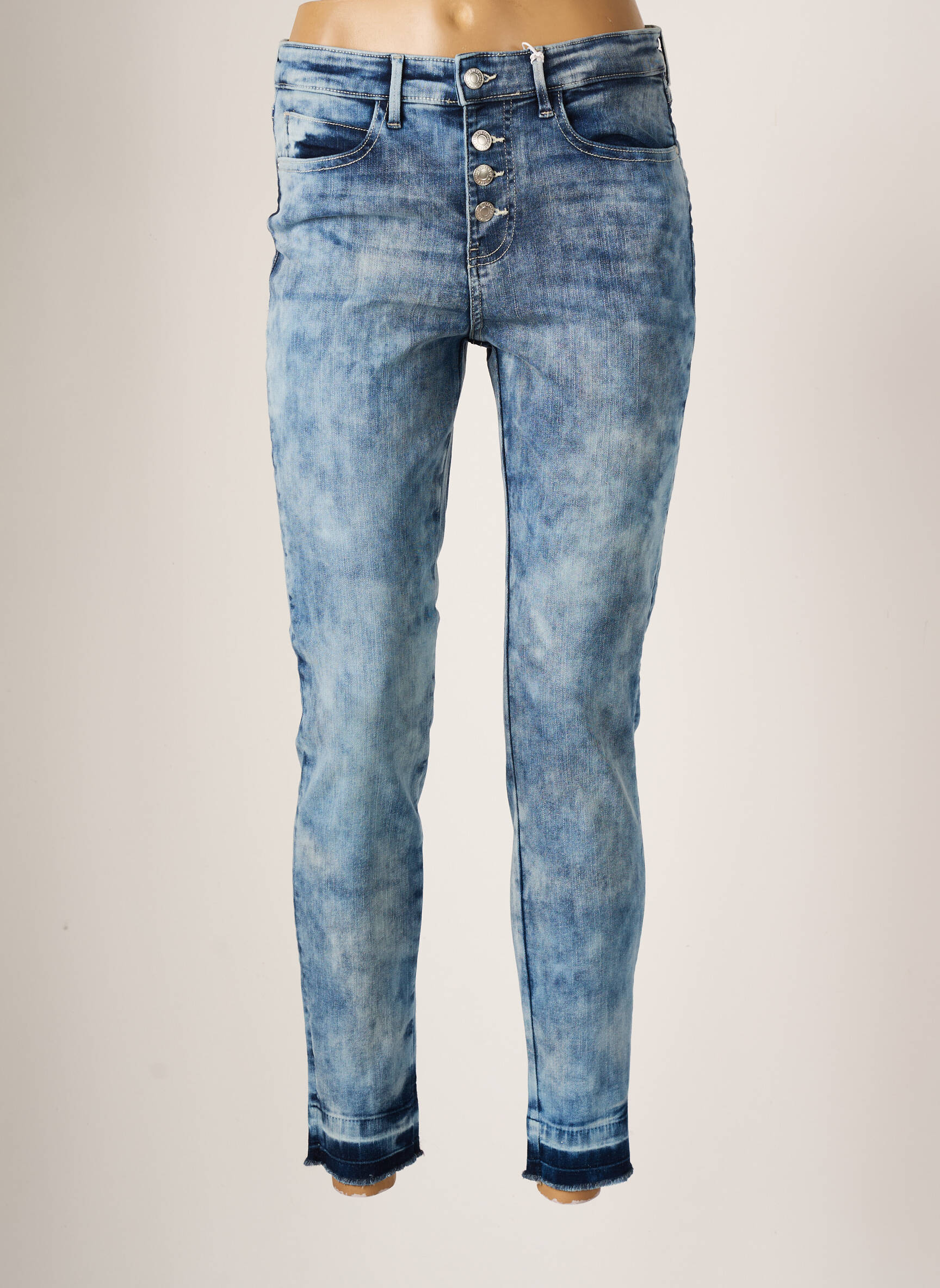 Guess Jeans Skinny Femme couleur bleu