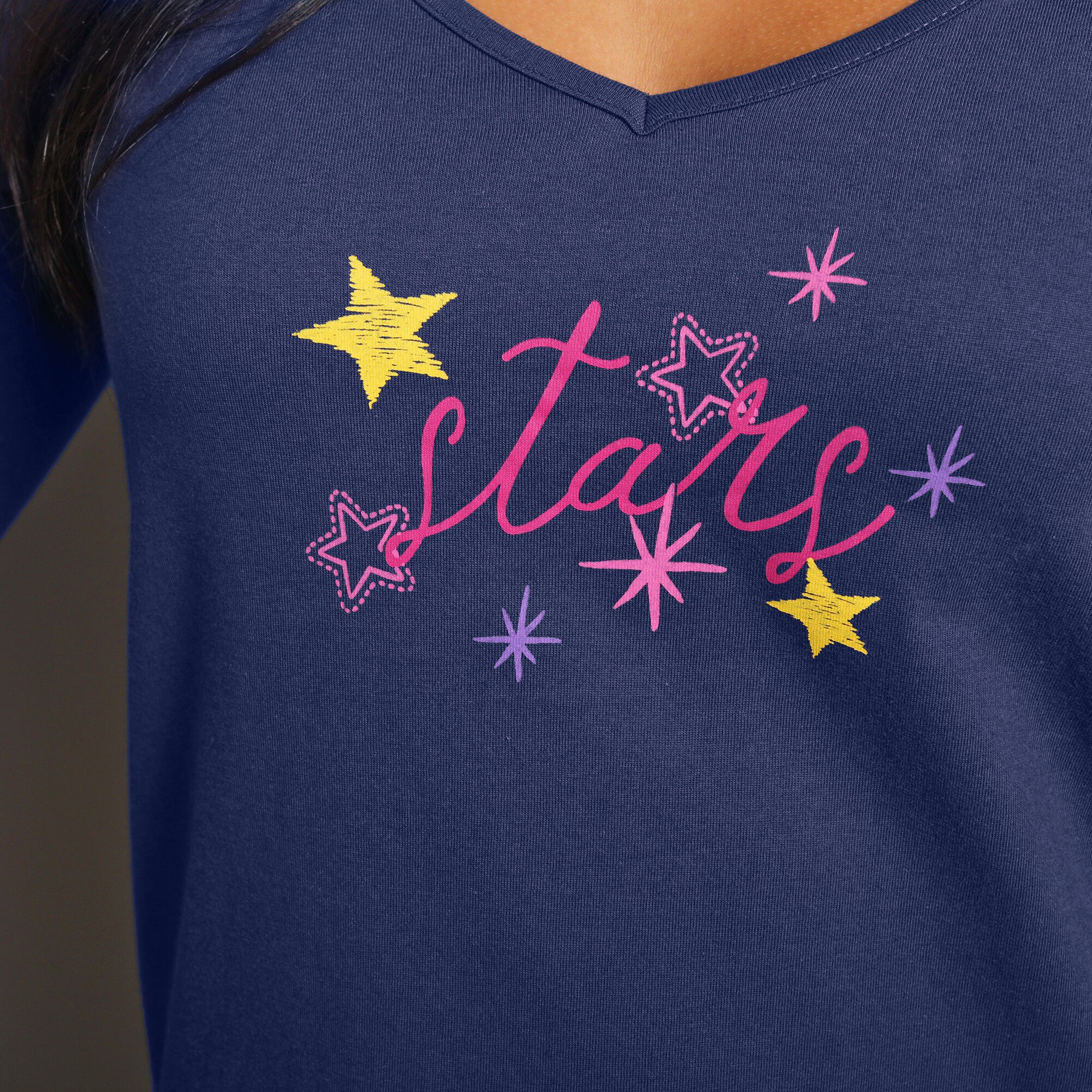 T-shirt de pyjama manches longues imprimé Estrella