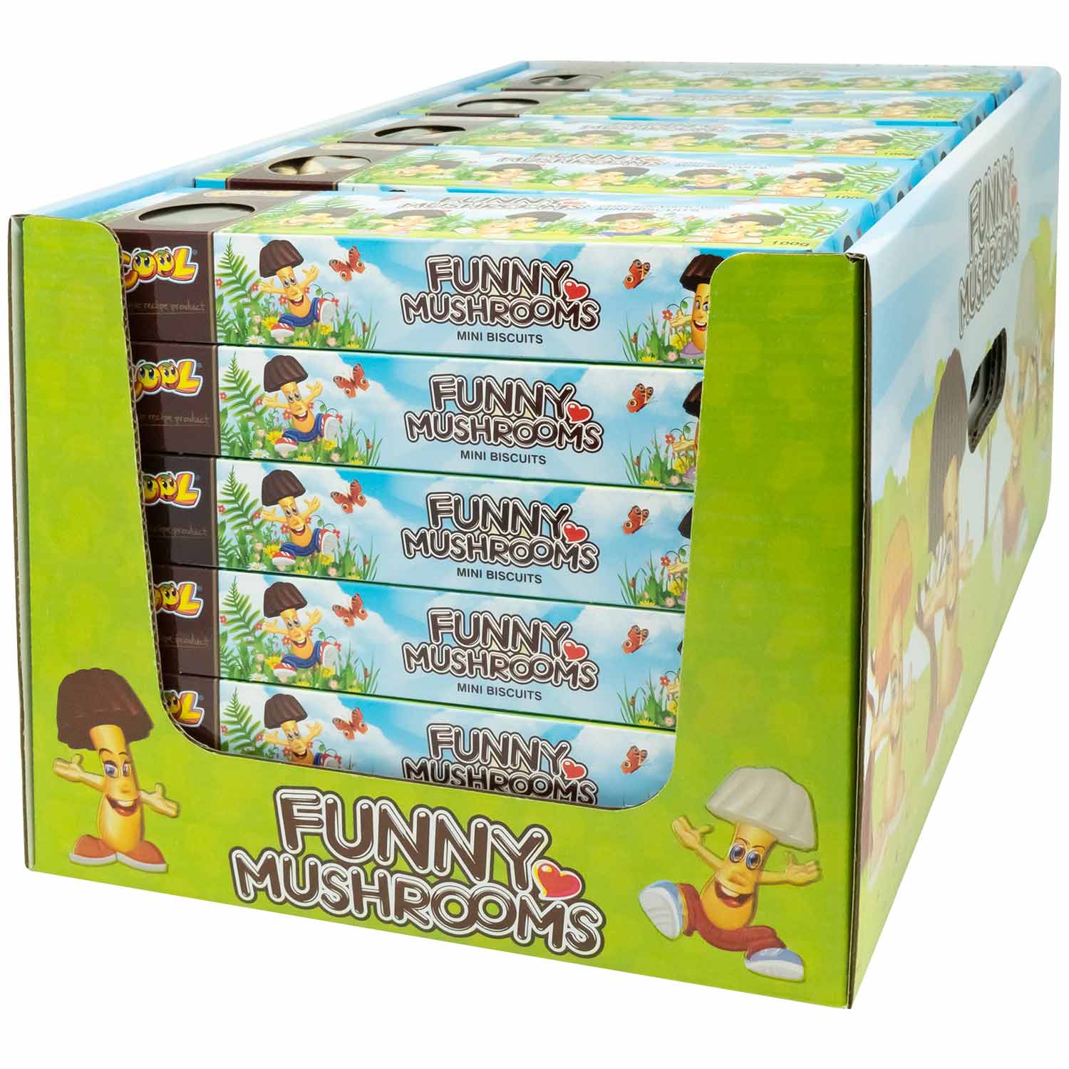 Cool Funny Mushrooms Chocolate 100g