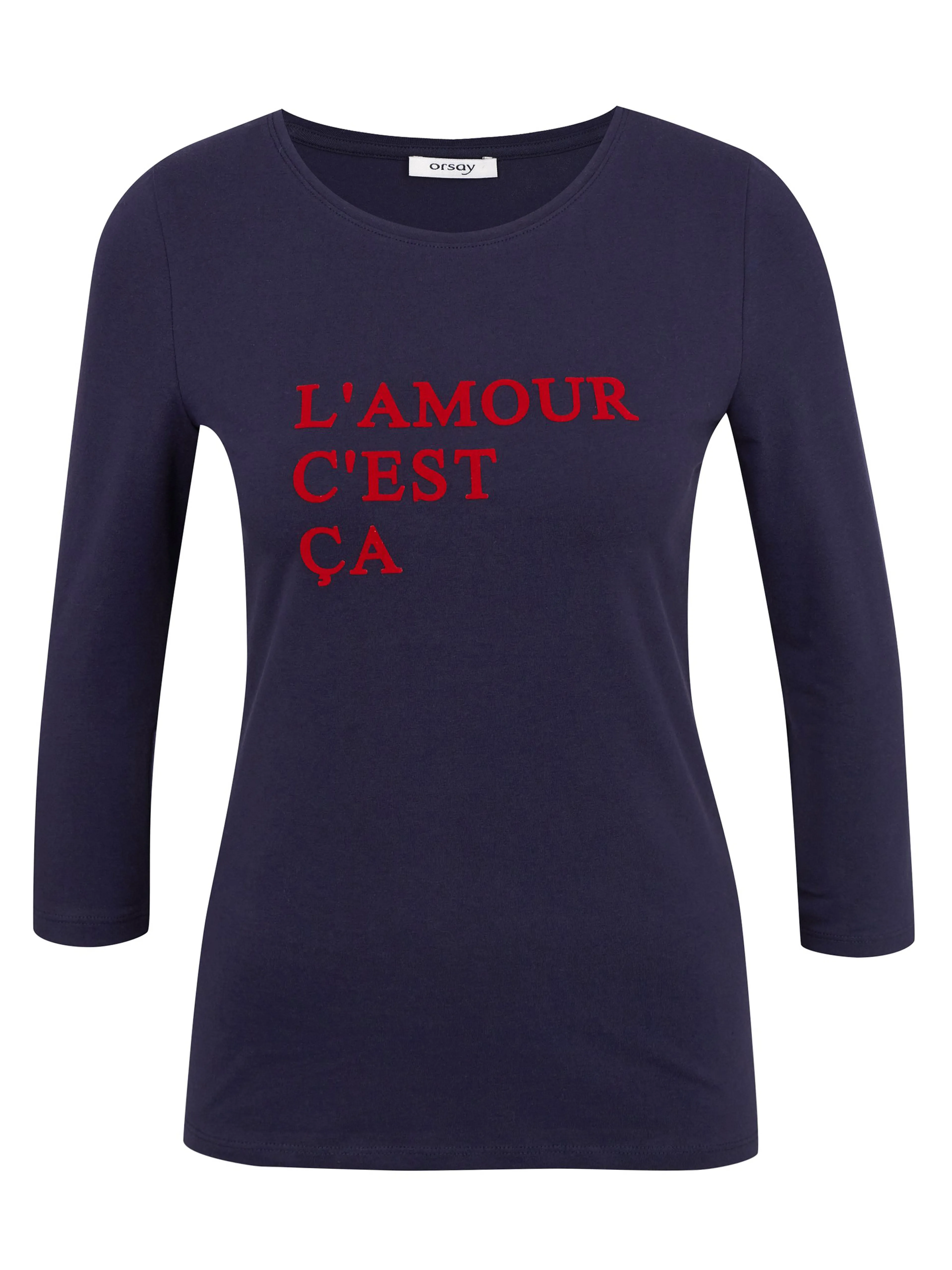 Dunkelblaues Damen-T-Shirt ORSAY
