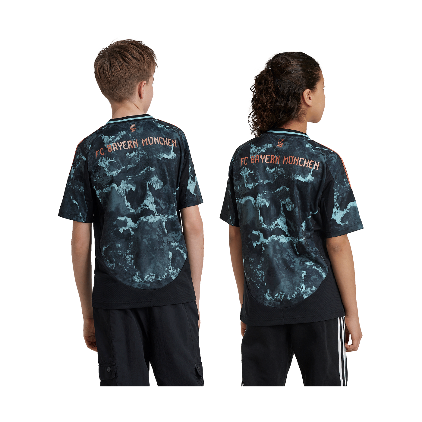 adidas FC Bayern München Trikot Away 2024/2025 Kids Schwarz