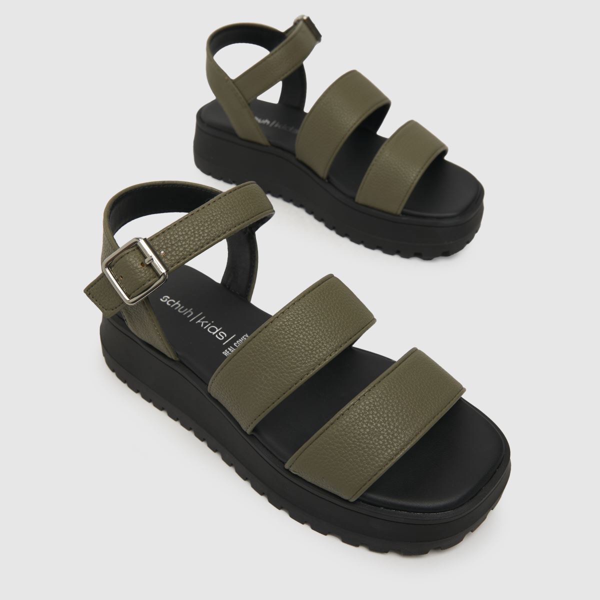 Dívčí robustní sandály schuh khaki tara