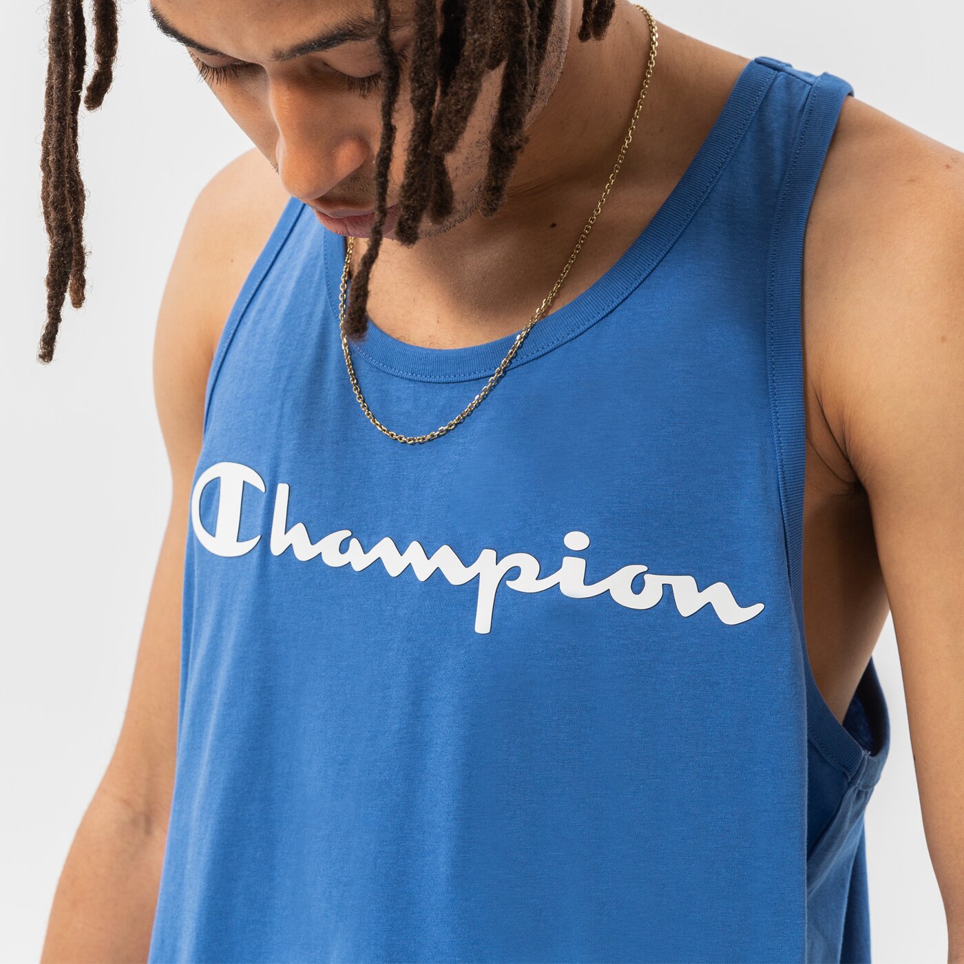 CHAMPION TANK TANK TOP Blau