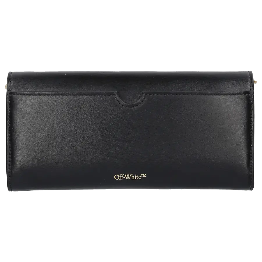 Off-White - Wallet on Chain JITNEY Kalbsleder - schwarz