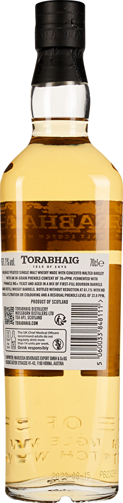 Torabhaig Scotch Whisky Single Malt The Legacy Series Allt Gleann Batch Strength 0,7 Liter im Geschenkkarton