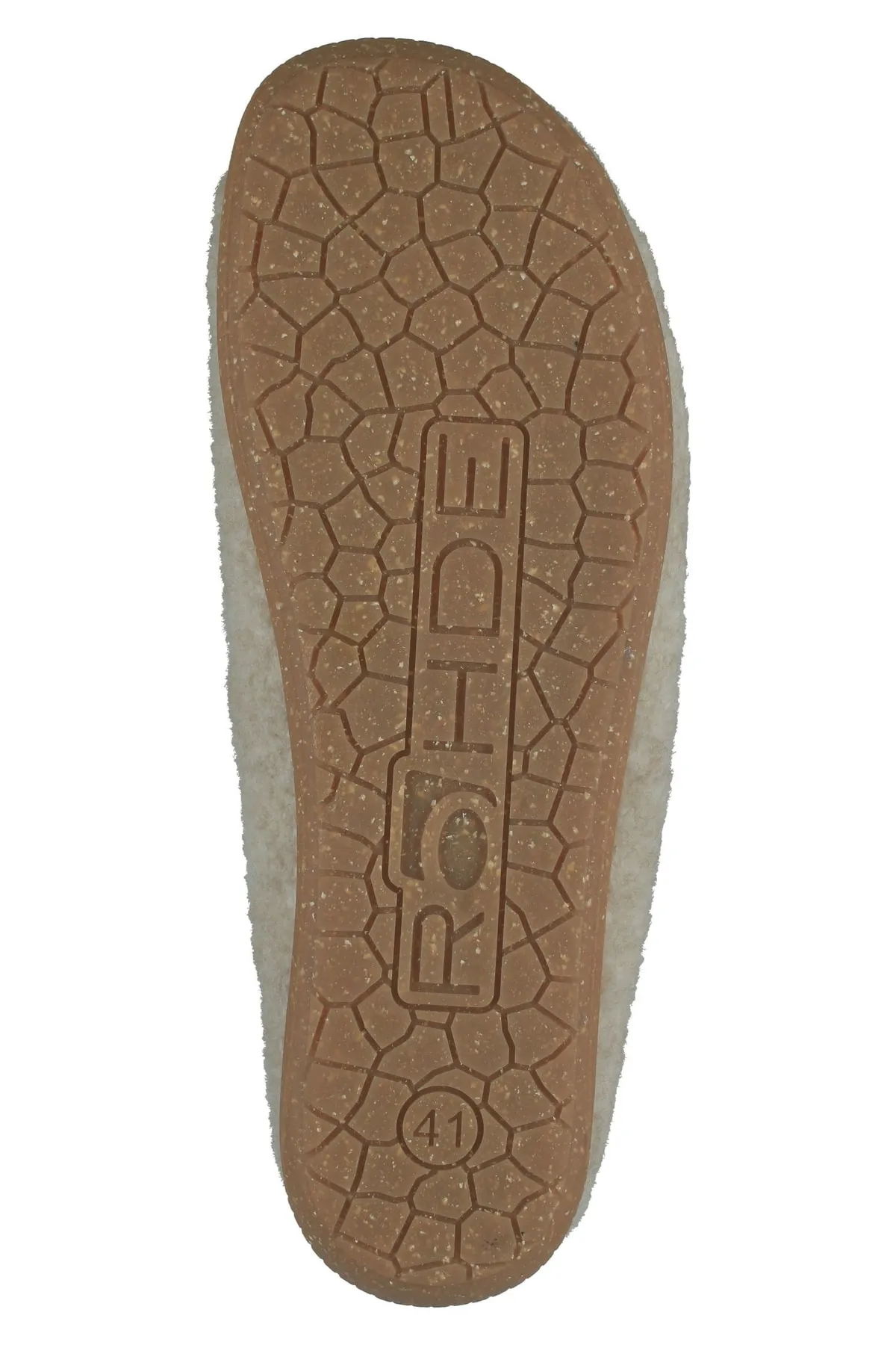 Rohde  Hausschuh - Beige - Flacher Absatz