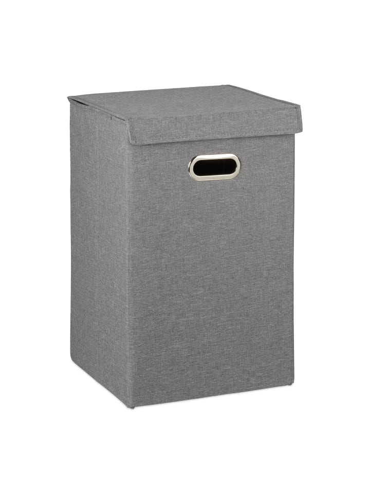 relaxdays 2x Wäschekorb in Grau - 62 l günstig kaufen onesize