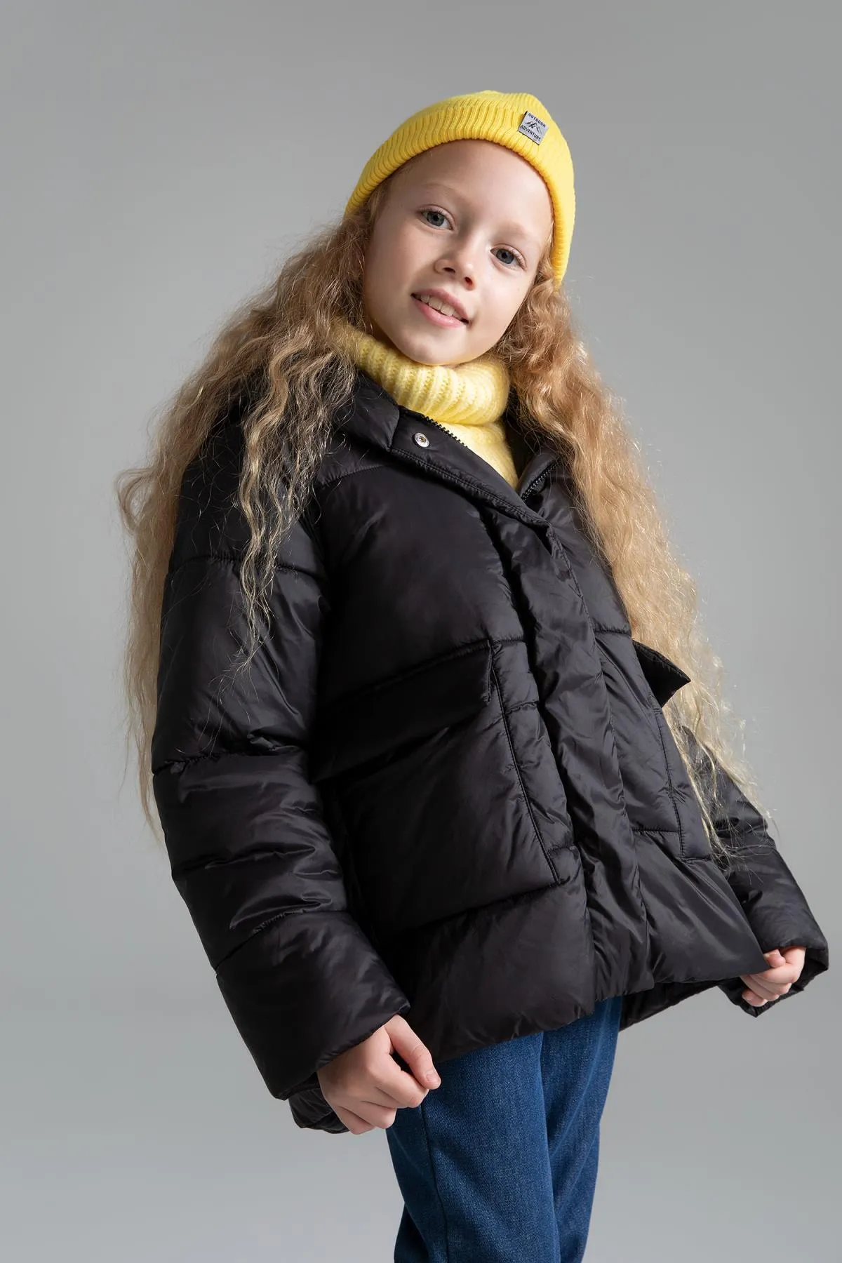 DeFacto  Mädchen-Puffermantel mit Fleece-Futter und Kapuze