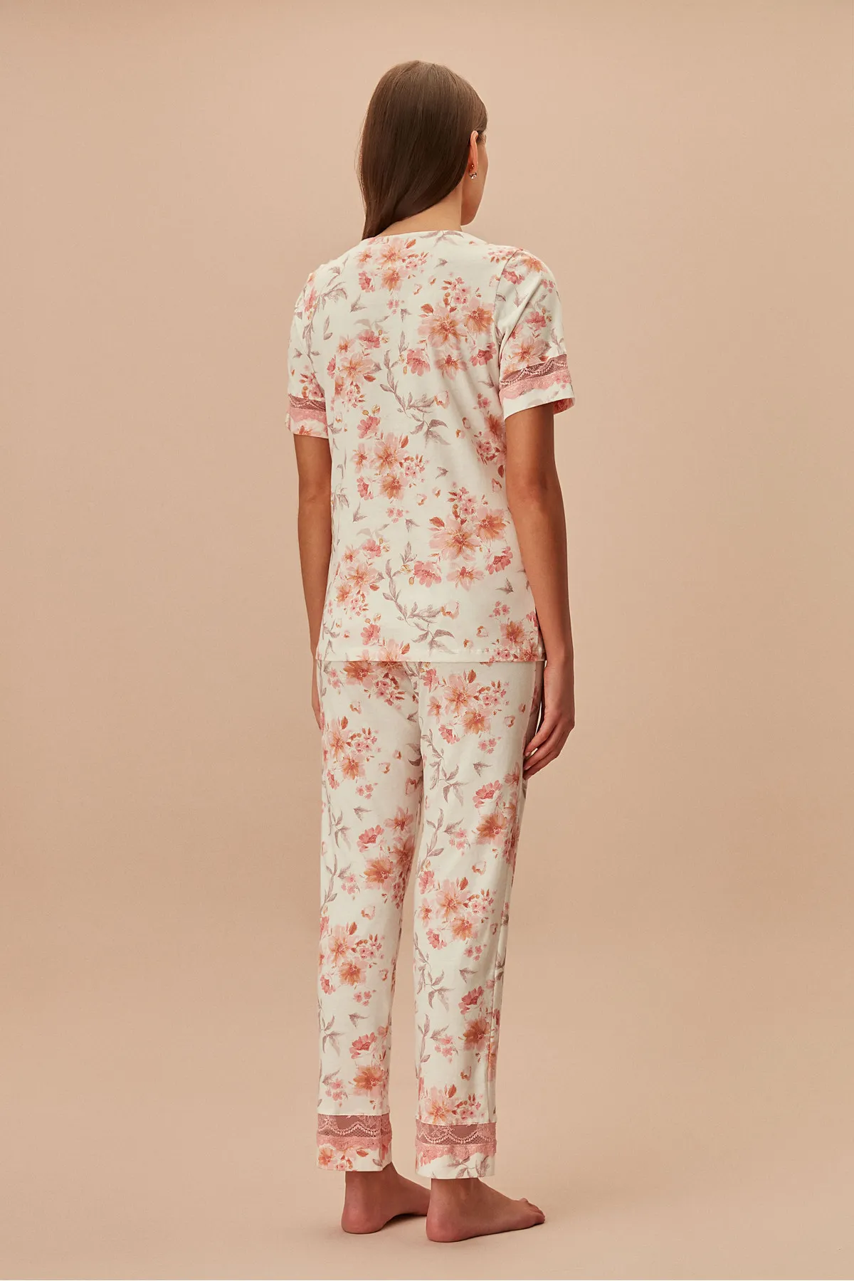 SUWEN  Laura maskulines Pyjama-Set